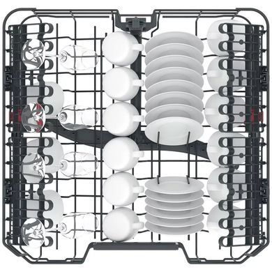 Фото: 9 из 12, Посудомийна машина Whirlpool вбудована, 14компл., A+++, 60см, дисплей, інвертор, 3й кошик, білий (WIC3C33PFE), купить за 18 555 грн со скидкой в Смартс | smarts.ua