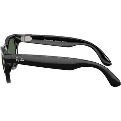Фото: 3 из 4, Розумні окуляри RAY-BAN | META Skyler Standard - Shiny Black / G-15 Green (RW4010 601/71 52-20), купить за 15 549 грн со скидкой в Смартс | smarts.ua