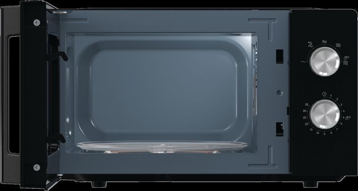 Мікрохвильова піч Gorenje, 17л, мех. керув., 700Вт, чорний (MO17E1BH)