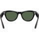 Розумні окуляри RAY-BAN | META Skyler Standard - Shiny Black / G-15 Green (RW4010 601/71 52-20)