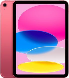Фото: 1 з 6, Планшет Apple iPad (2022) 10.9 Wi-Fi + LTE 256GB Pink, купити за 32 299 грн зі знижкою в Смартс | smarts.ua
