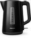 Електрочайник Philips Series 3000 1.7л, пластик, чорний (HD9318/20)