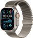 Смарт-годинник Apple Watch Ultra 3 GPS + LTE 49mm Natural Titanium Case With Natural Titanium Milanese Loop - Medium MEWY4