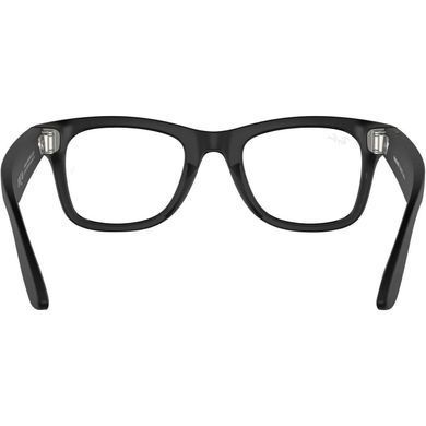 Фото: 5 из 6, Розумні окуляри RAY-BAN | META Wayfarer Gen2 Large Matte Black Frame / Clear Lenses (RW4012 601SSB 53-22), купить за 28 649 грн со скидкой в Смартс | smarts.ua