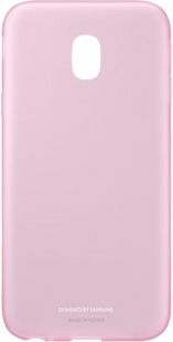 Фото: 1 из 3, Чохол-накладка Samsung J3 2017 Jelly Cover (EF-AJ330TPEGRU) Pink, купить за 99 грн со скидкой в Смартс | smarts.ua
