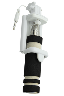 Monopod Selfi whith 3.5mm Jack supporting mini Black