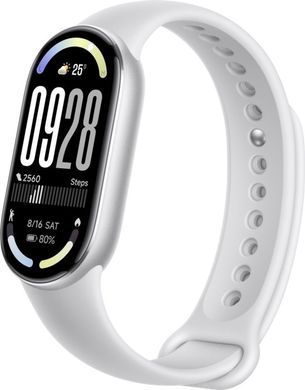 Фото: 3 из 4, Фітнес-браслет Xiaomi Smart Band 10 (BHR07PSGL) Срібний, купить за 2 299 грн со скидкой в Смартс | smarts.ua