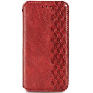 Фото: 1 з 6, Кожаный чехол книжка GETMAN Cubic (PU) для Samsung Galaxy A13 4G Красный, купити за 299 грн зі знижкою в Смартс | smarts.ua