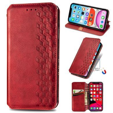 Фото: 4 з 6, Кожаный чехол книжка GETMAN Cubic (PU) для Samsung Galaxy A13 4G Красный, купити за 299 грн зі знижкою в Смартс | smarts.ua