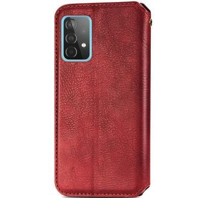 Фото: 2 з 6, Кожаный чехол книжка GETMAN Cubic (PU) для Samsung Galaxy A13 4G Красный, купити за 299 грн зі знижкою в Смартс | smarts.ua
