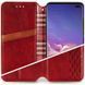 Кожаный чехол книжка GETMAN Cubic (PU) для Samsung Galaxy A13 4G Красный