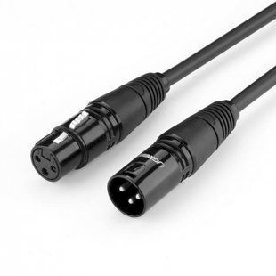 Фото: 1 з 2, Кабель UGREEN AV130 XLR Male To Female Cable 3m (20711) Black, купити за 599 грн зі знижкою в Смартс | smarts.ua