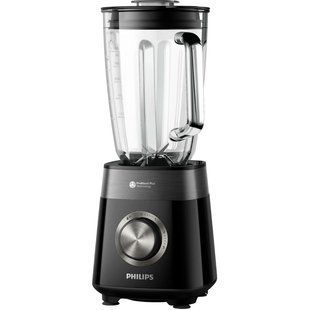 Фото: 1 з 8, Блендер PHILIPS стаціонарний Series 5000, 1200Вт, чаша-2000мл, скло, чорний (HR3030/00), купити за 4 499 грн зі знижкою в Смартс | smarts.ua