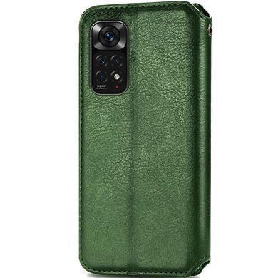 Фото: 2 з 5, Шкіряний чохол книжка GETMAN Cubic (PU) для Xiaomi Redmi Note 11 (Global) / Note 11S Зелений, купити за 599 грн зі знижкою в Смартс | smarts.ua