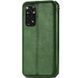 Шкіряний чохол книжка GETMAN Cubic (PU) для Xiaomi Redmi Note 11 (Global) / Note 11S Зелений