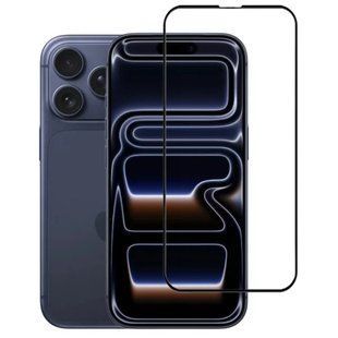 Фото: 1 з 1, Захисне скло iPhone 17 Pro / 17 / 16 Pro GLASSCOVE 3D Curved Black, купити за 599 грн зі знижкою в Смартс | smarts.ua