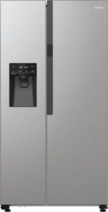 Фото: 1 из 16, Холодильник SBS Gorenje, 179х70х92см, 2 двері, 376(190)л, А++, NF+, Інв., Зона св-ті, диспенсер, генератор льоду, Зовн. Диспл, нерж (NRR9185ESXL), купить за 41 999 грн со скидкой в Смартс | smarts.ua