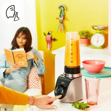 Фото: 6 из 13, Блендер Tefal стаціонарний Blend UP, 1000Вт, чаша-700мл, тритан, чорно-золотистий (BL190AF0), купить за 3 599 грн со скидкой в Смартс | smarts.ua