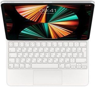 Фото: 1 из 5, Apple Magic Keyboard Folio For iPad Pro 12.9 2021 MJQL3 (M1) White, купить за 12 599 грн со скидкой в Смартс | smarts.ua