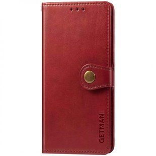 Фото: 1 з 5, Шкіряний чохол книжка GETMAN Gallant (PU) для Samsung Galaxy A12 / M12 Червоний, купити за 599 грн зі знижкою в Смартс | smarts.ua