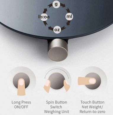Розумні кухонні ваги Xiaomi HOTO Smart Kitchen Scale (QWCFC001)