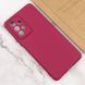 Чохол TPU GETMAN Liquid Silk Full Camera для Samsung Galaxy A13 4G Бордовий / Marsala