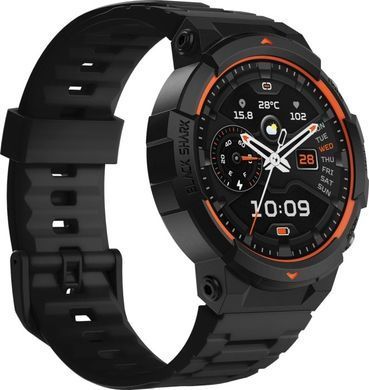 Фото: 3 из 7, Смарт-годинник Black Shark GS3 Sport BS-W2402 Lava Black (Лавово-Чорний), купить за 3 349 грн со скидкой в Смартс | smarts.ua