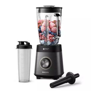 Фото: 1 з 5, Блендер PHILIPS стаціонарний Series 5000, 1200Вт, чаша-2000мл, скло, склянка в комплекті, чорний (HR3041/00), купити за 4 499 грн зі знижкою в Смартс | smarts.ua