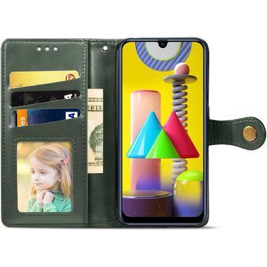 Фото: 2 з 5, Шкіряний чохол-книжка GETMAN Gallant (PU) для Motorola Moto G67 / G77 Зелений, купити за 599 грн зі знижкою в Смартс | smarts.ua