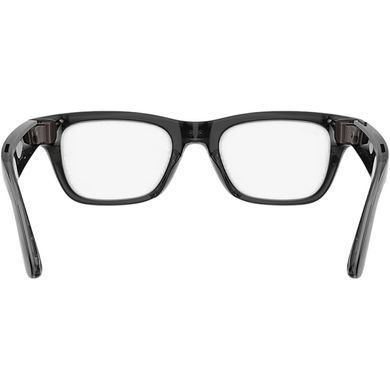 Фото: 3 из 4, Розумні окуляри RAY-BAN | META Blayzer Optics Gen2 - Transparent Black Frame with Demo Lens (RW7001 8526 50-19), купить за 29 899 грн со скидкой в Смартс | smarts.ua