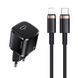 Зарядний Пристрій Usams T36 Super Si single Type-C QC&DP3.0 20W 3A Black