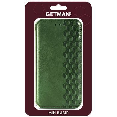 Фото: 6 з 6, Шкіряний чохол книжка GETMAN Cubic (PU) для Xiaomi Redmi Note 10 Pro / 10 Pro Max Зелений, купити за 599 грн зі знижкою в Смартс | smarts.ua