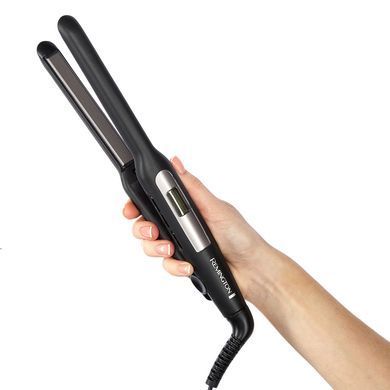 Випрямляч Remington PRO-Ceramic Extra Slim, темп.режимов-9, 150-230С, чохол, дісплей, кераміка, чорний (S5515)