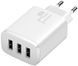 Зарядний Пристрій Baseus Compact 17W (3USB) (CCXJ020102) White