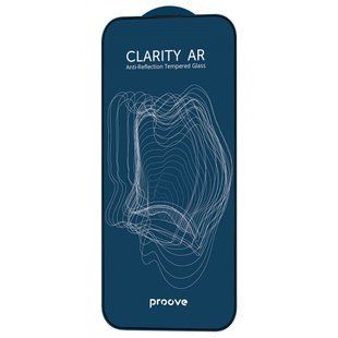 Фото: 1 з 4, Захисне скло iPhone 17 Pro / 17 / 16 Pro Proove Clarity AR (PGCARI17P001) black, купити за 1 349 грн зі знижкою в Смартс | smarts.ua