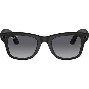 Фото: 1 из 4, Розумні окуляри RAY-BAN | META Wayfarer Gen2 Large Matte Black Frame / Gradient Graphite Lenses (RW4012 601ST3 53-22), купить за 34 599 грн со скидкой в Смартс | smarts.ua