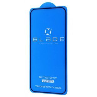 Фото: 1 з 6, Захисне скло iPhone 16 Pro Max BLADE ANTISTATIC Series Full Glue black, купити за 349 грн зі знижкою в Смартс | smarts.ua