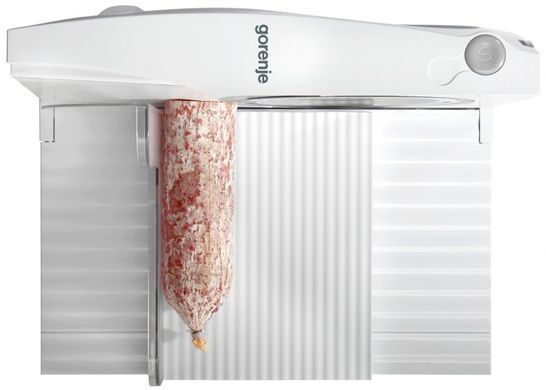 Скиборізка Gorenje, 100Вт, лезо-нержавіюча сталь, діаметр ножа-170мм, корпус-пластик, білий (R401W)
