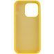 Чохол Silicone Case Full Protective (AA) NO LOGO для Apple iPhone 16 (6.1") Жовтий / Yellow