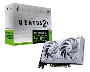 Фото: 1 з 5, Відеокарта PCIE16 RTX5060 8GB GDDR7 RTX5060 8G VEN 2X OC WHITE MSI, купити за 23 649 грн зі знижкою в Смартс | smarts.ua
