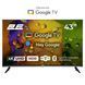 Телевізор 43" 2E LED 4K 60Hz Smart Google TV Black (2E-43A07KU)