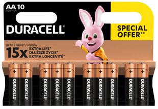 Батарейка DURACELL LR06 MN1500 уп. 1x10 шт.