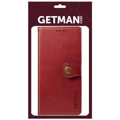 Фото: 5 з 5, Шкіряний чохол книжка GETMAN Gallant (PU) для Samsung Galaxy A22 4G Червоний, купити за 599 грн зі знижкою в Смартс | smarts.ua