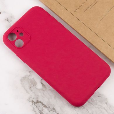 Фото: 3 з 3, Чохол Silicone Case Full Camera Protective (AA) NO LOGO для Apple iPhone 12 (6.1") Червоний / Rose Red, купити за 299 грн зі знижкою в Смартс | smarts.ua
