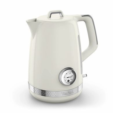 Електрочайник Tefal Soleil+ 1.7л, Strix, пластик, бежевий (KO355AE0)