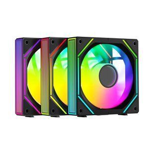 Фото: 1 из 6, Набір із трьох вентиляторів для корпусу 120MM GAMMA F12 UNI BK ARGB 3 IN 1 (GAMMA-F12-BK3AM00U-GL) OCYPUS, купить за 909 грн со скидкой в Смартс | smarts.ua