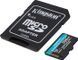 Карта пам'яті Kingston MicroSDXC 256GB Canvas Go Plus Gen4 200MB/s A2 U3 V30 + SD-адаптер (SDCG4/256GB)