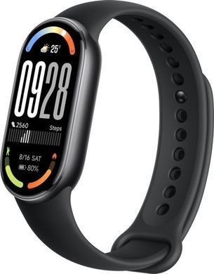 Фото: 3 из 4, Фітнес-браслет Xiaomi Smart Band 10 BHR07PYGL Чорний, купить за 2 299 грн со скидкой в Смартс | smarts.ua
