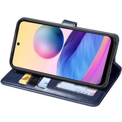 Фото: 3 из 4, Шкіряний чохол книжка GETMAN Gallant (PU) для Xiaomi Redmi 10 Синій, купить за 499 грн со скидкой в Смартс | smarts.ua