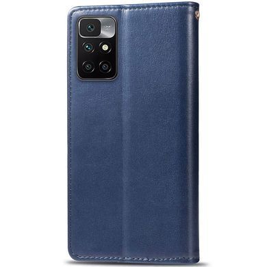Фото: 2 из 4, Шкіряний чохол книжка GETMAN Gallant (PU) для Xiaomi Redmi 10 Синій, купить за 499 грн со скидкой в Смартс | smarts.ua